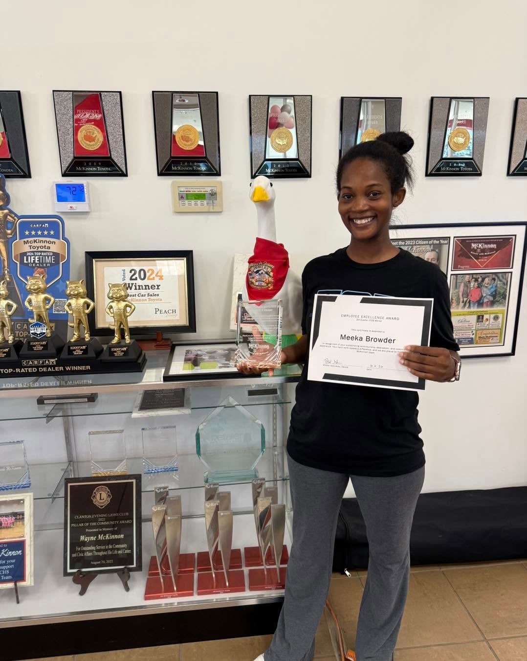 Meeka Browder Employee Excellence Award Winner
