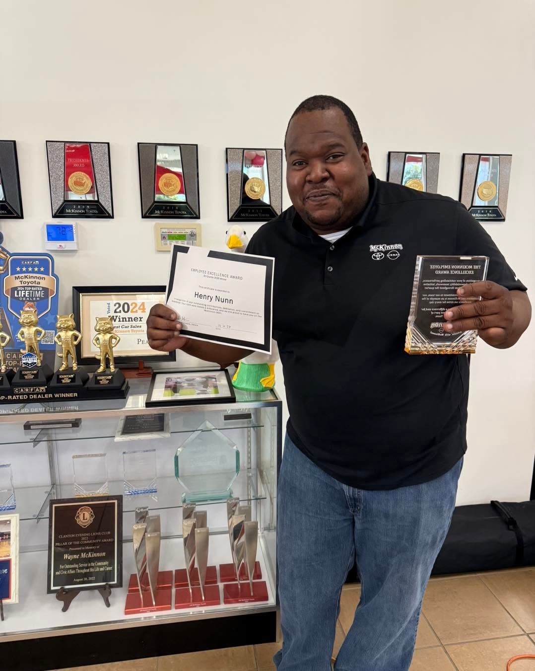 Henry Nunn Employee Excellence Award Winner