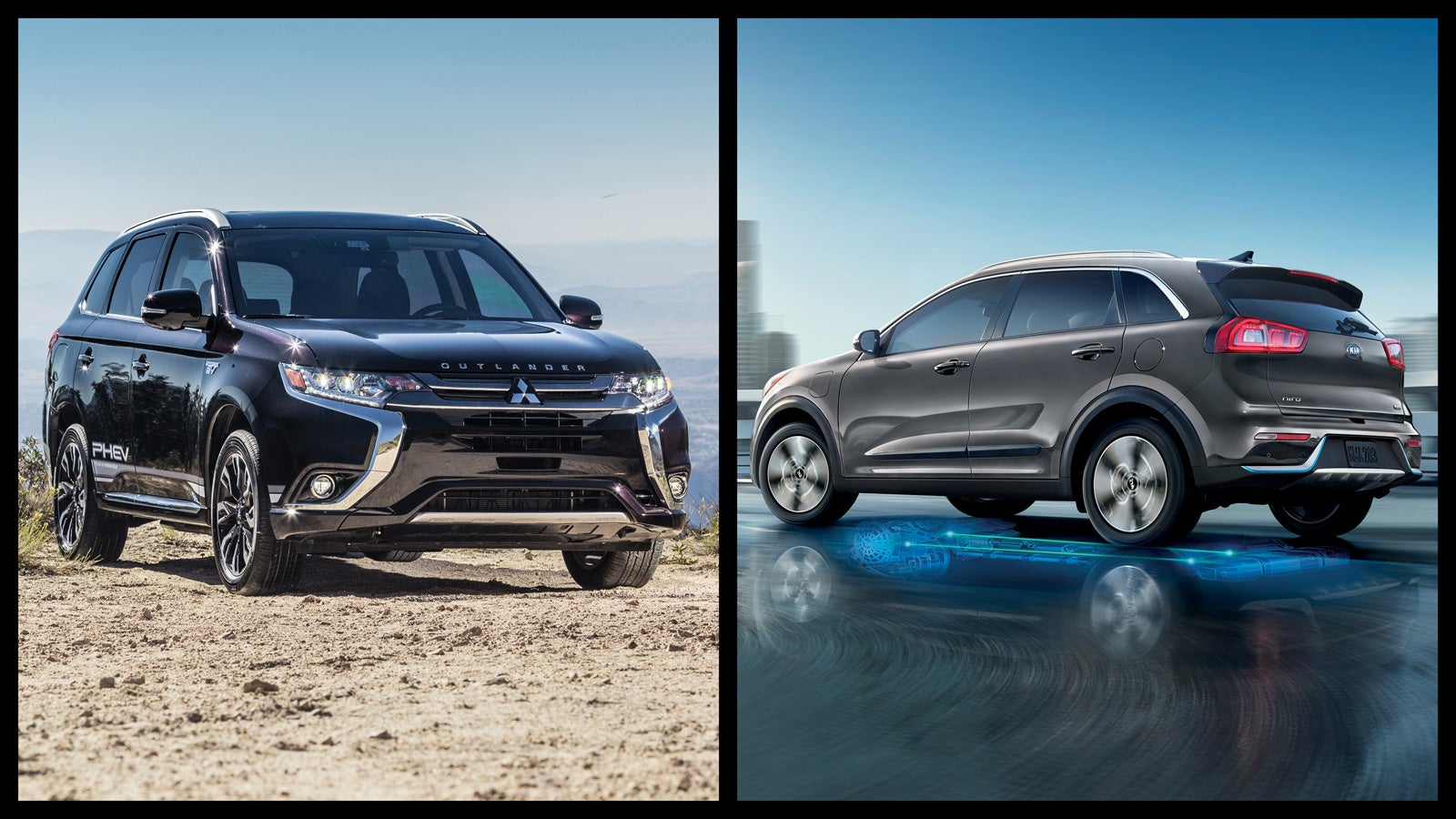2018 Mitsubishi Outlander PHEV vs 2018 Kia Niro