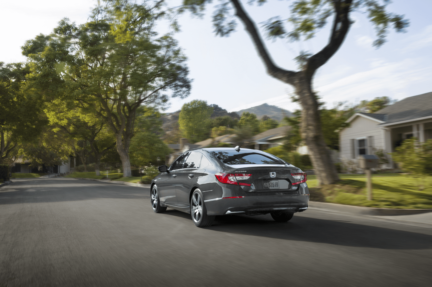 2021 Honda Accord Hybrid Touring Grey Suburb Day Zanesville Honda