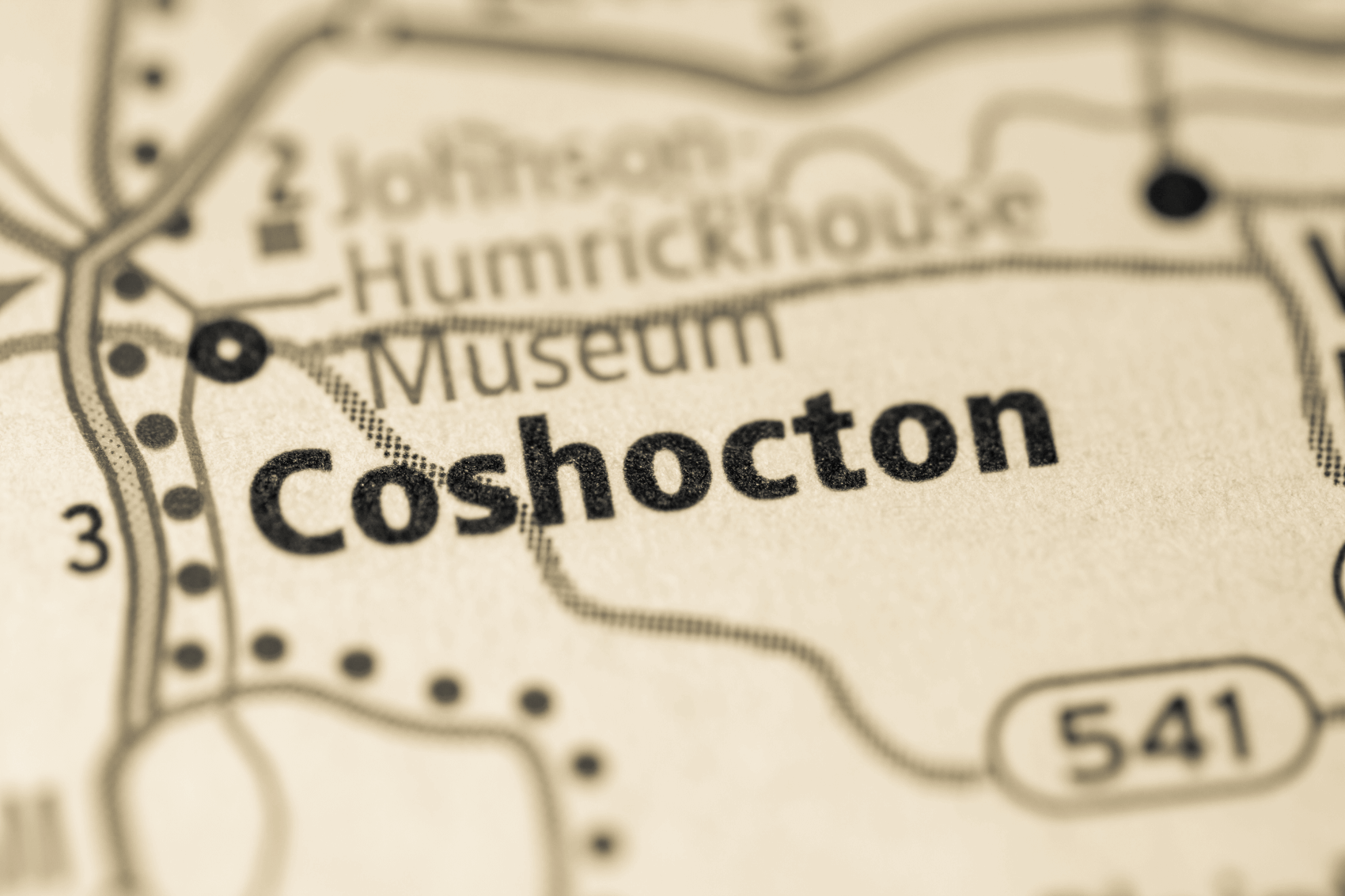 Coshocton OH Map