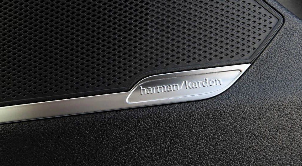 A Harman/Kardon speaker in a 2026 Kia Sportage.