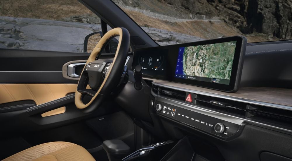 2026 Kia Sorento 24-inch display with navigation.