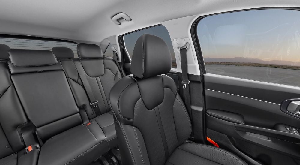 Interior view of black seats in a 2026 Kia Sorento S.