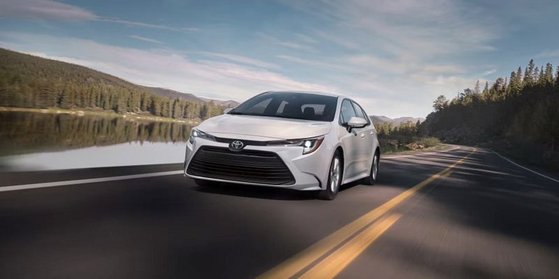 A 2026 Toyota Corolla taking a scenic drive near St. Louis, MO 