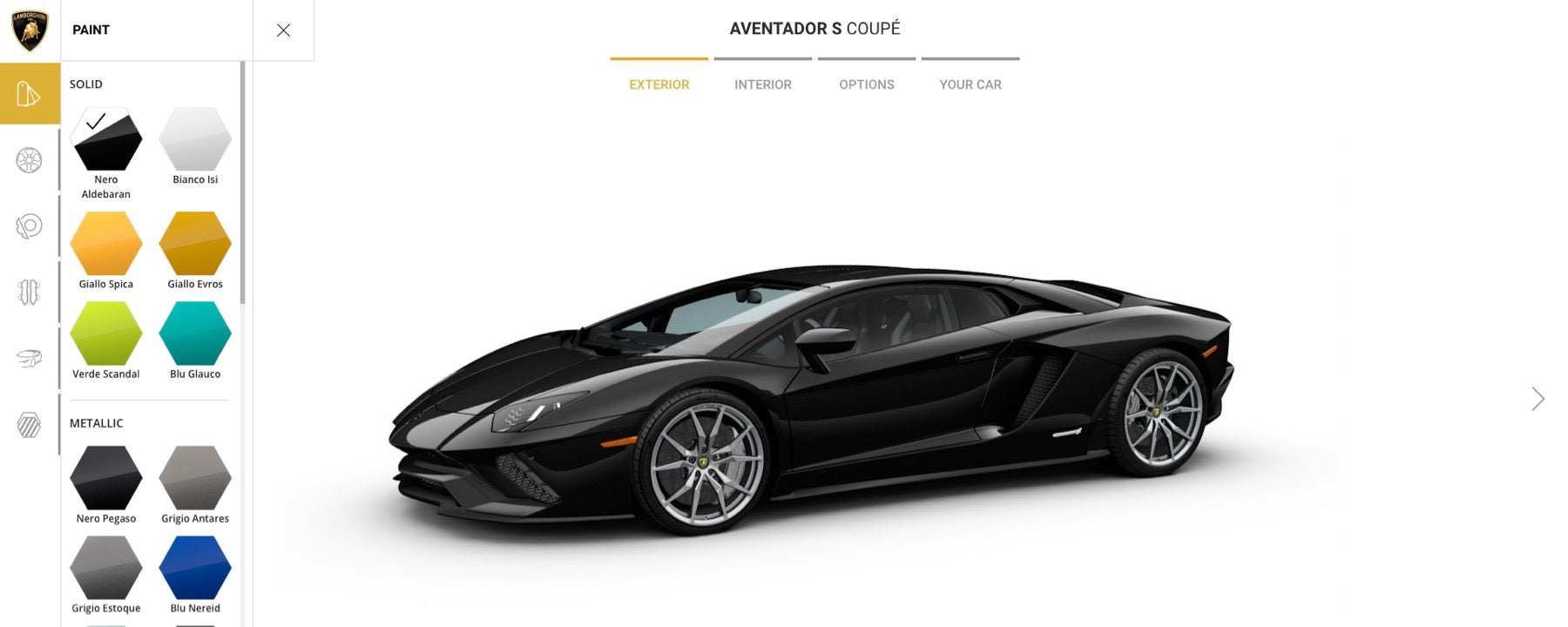 Lamborghinin Paint