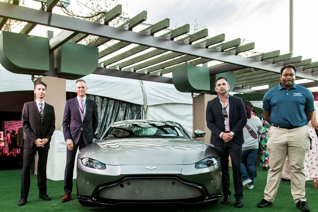 Aston Martin Rancho Mirage El Paseo Fashion Week 2018