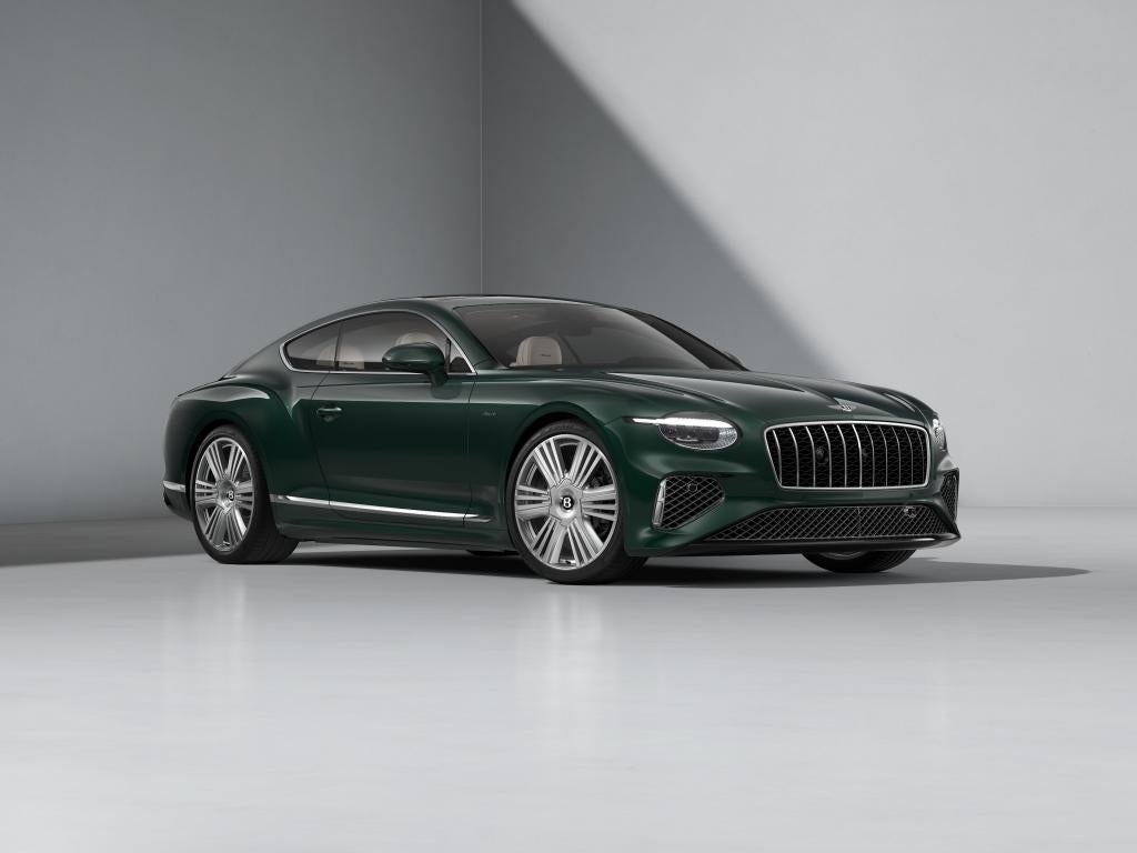 Front three-quarter view of the Continental GT Azure in Veridian