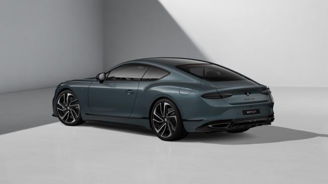 Bentley Continental GT S coupe, rear three-quarter view