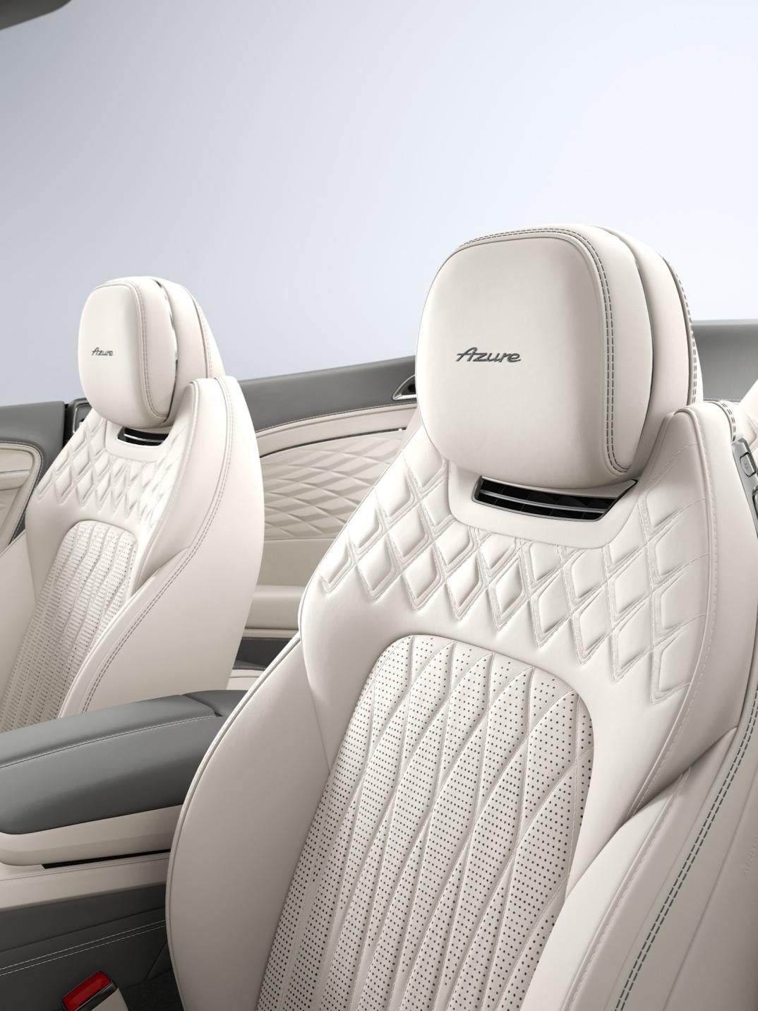 Continental GTC Azure interior with quilted seats