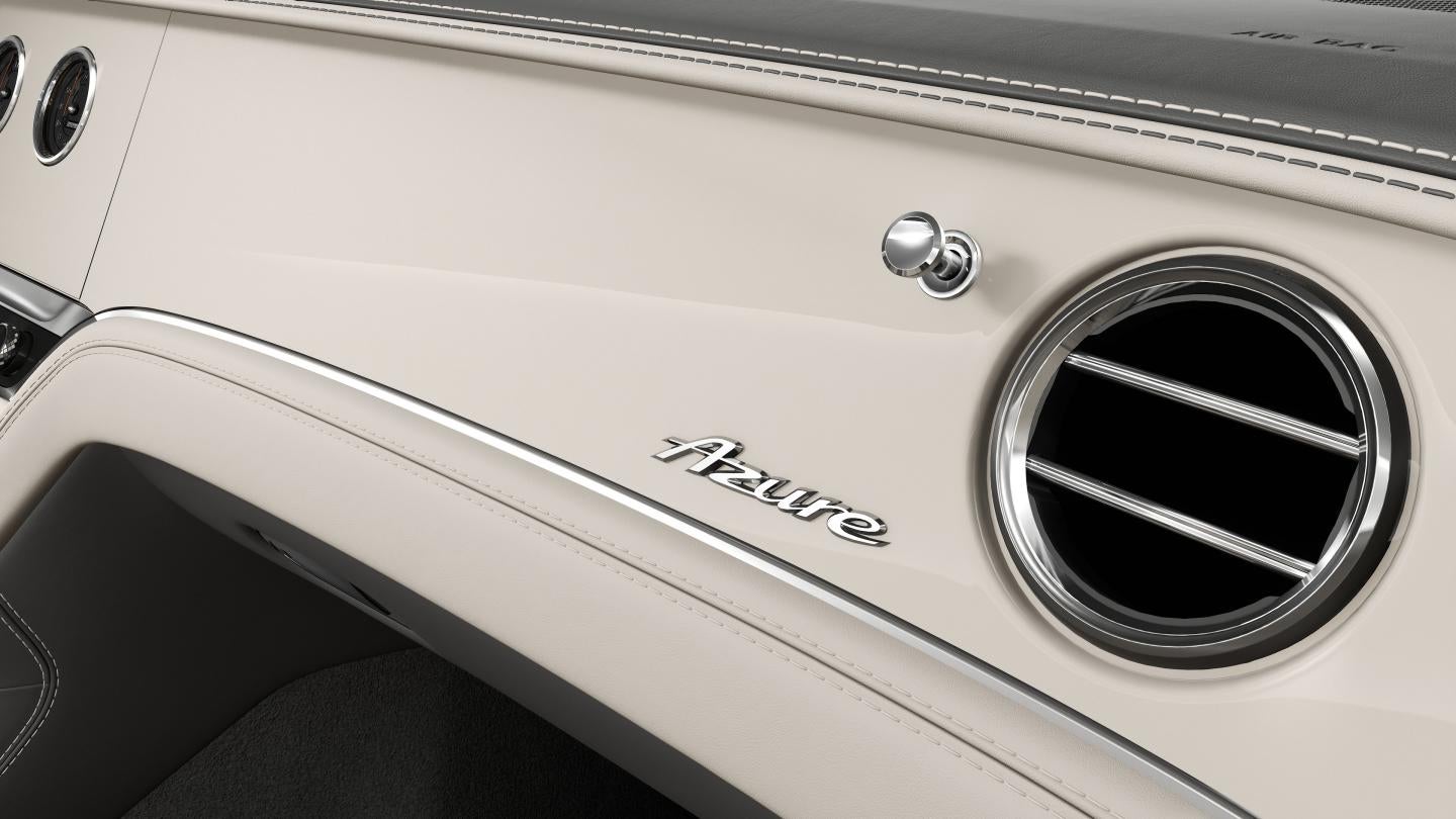 Azure fascia badge and Piano Linen veneer
