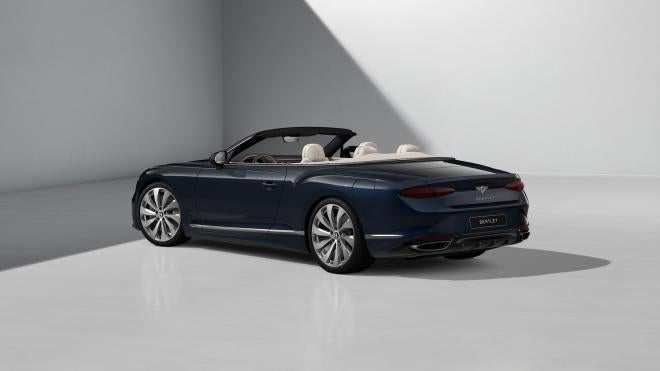 Continental GTC rear three-quarter view