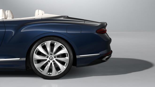 Continental GTC rear wheel and bodywork detail