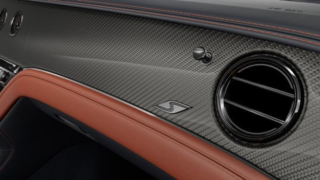 Continental GTC S carbon-fiber veneer detail