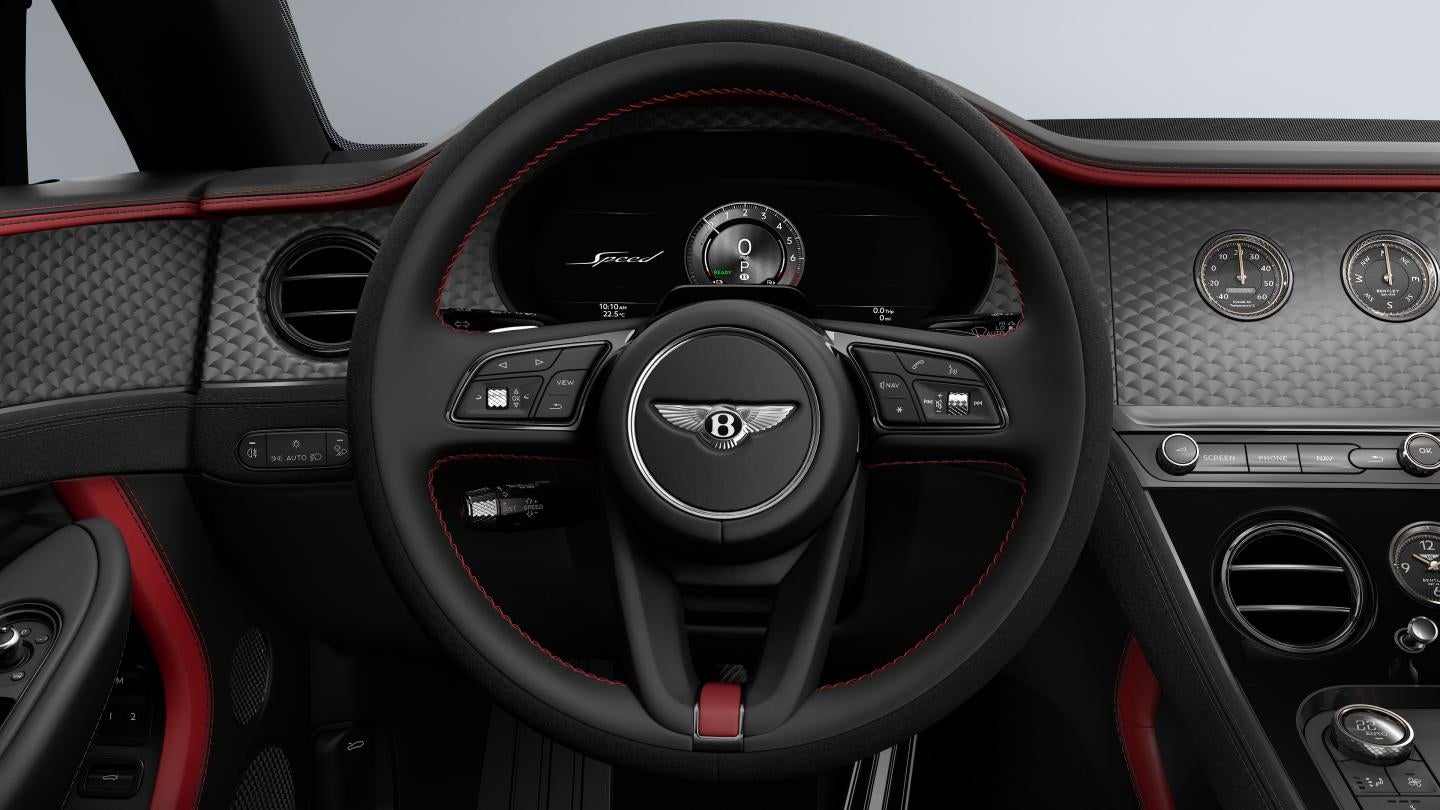 Continental GTC Speed cockpit with Hotspur and Beluga hide