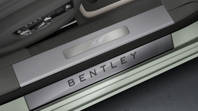 S treadplate inside the Bentley Flying Spur S