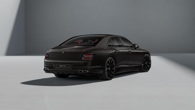 Rear three-quarter view of the Flying Spur Speed