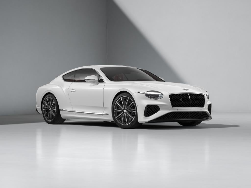 Bentley Continental GT coupe in Snow Quartz Pearlescent