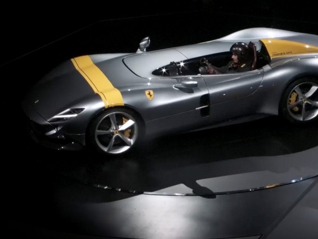 Ferrari monza sp1 launch