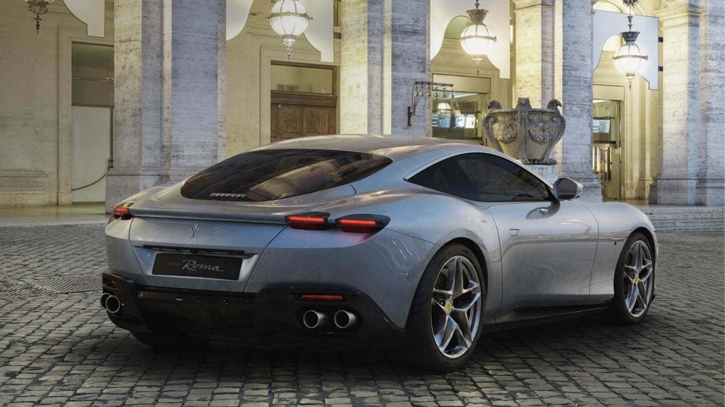 2022 Ferrari roma back view