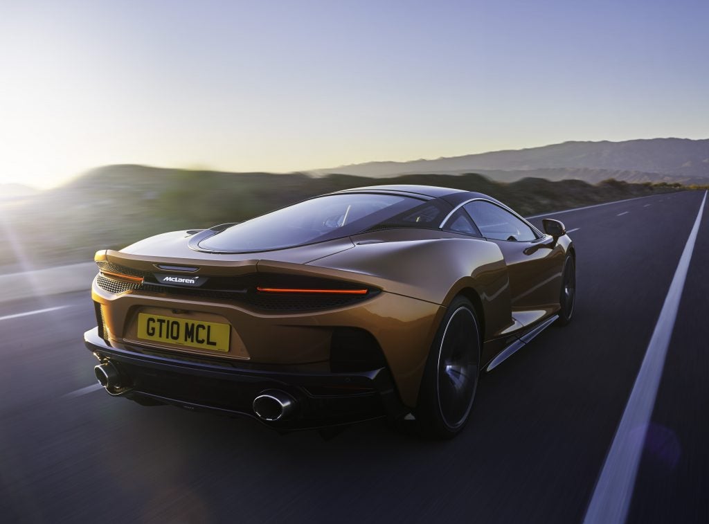 McLaren GT Dynamic Rear Side