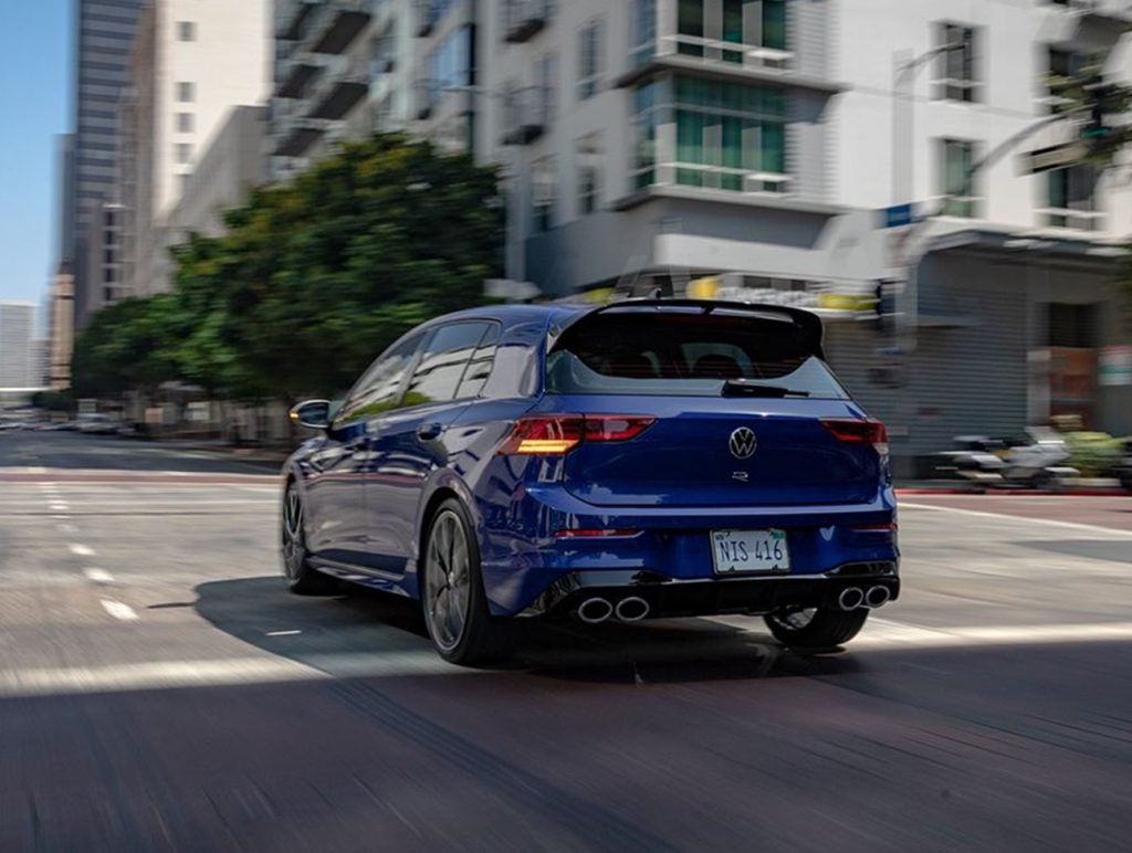 2022 VW Golf R Back