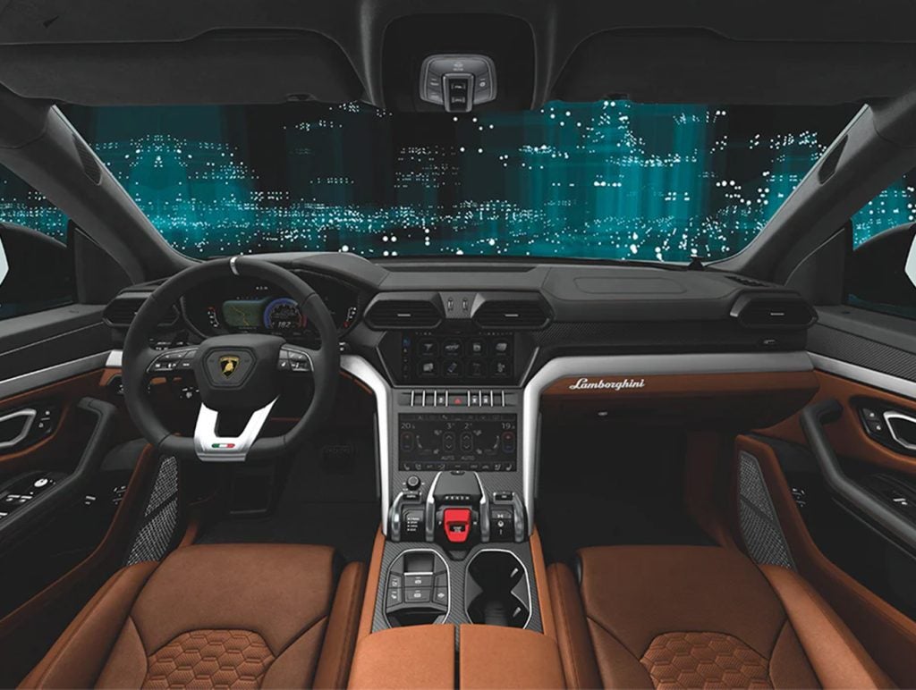 lamborghini spacious interiors