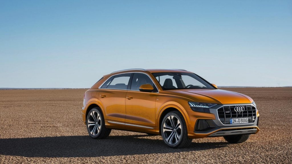 audi Q8 dragon orange metallic