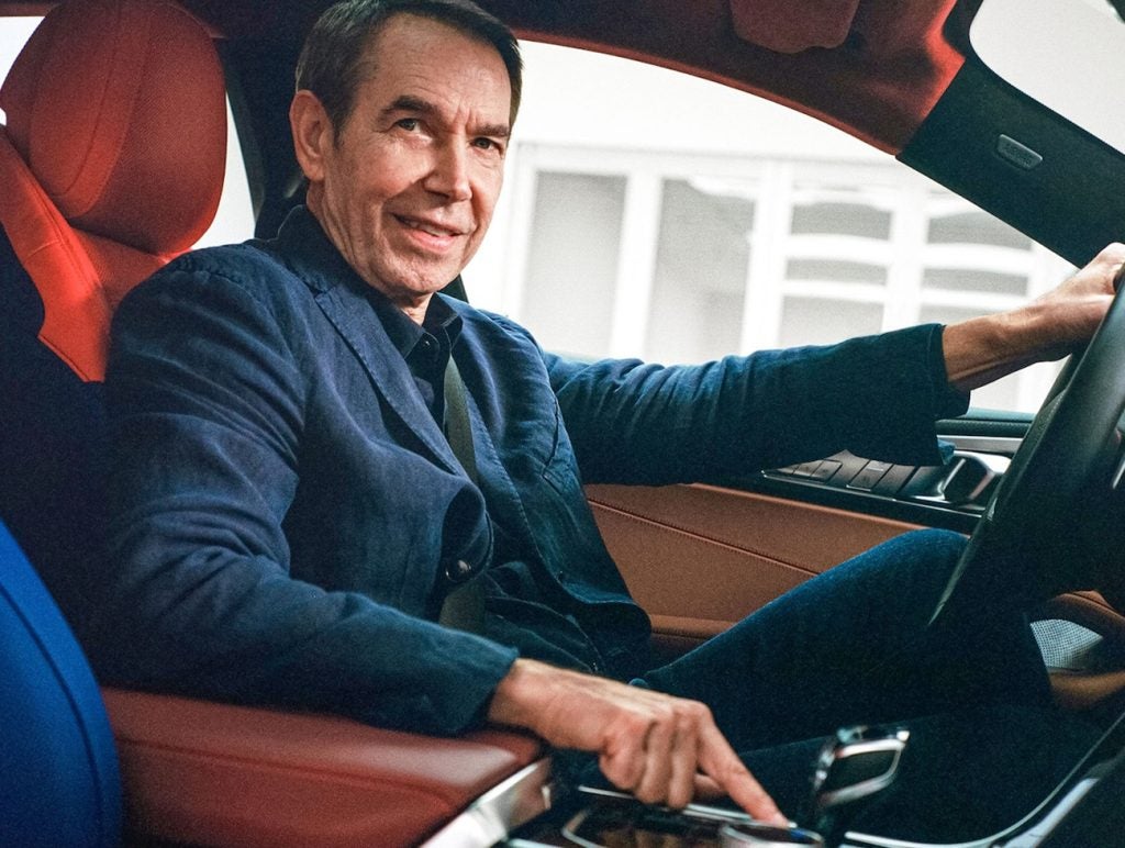 jeff koons bmw art car launch