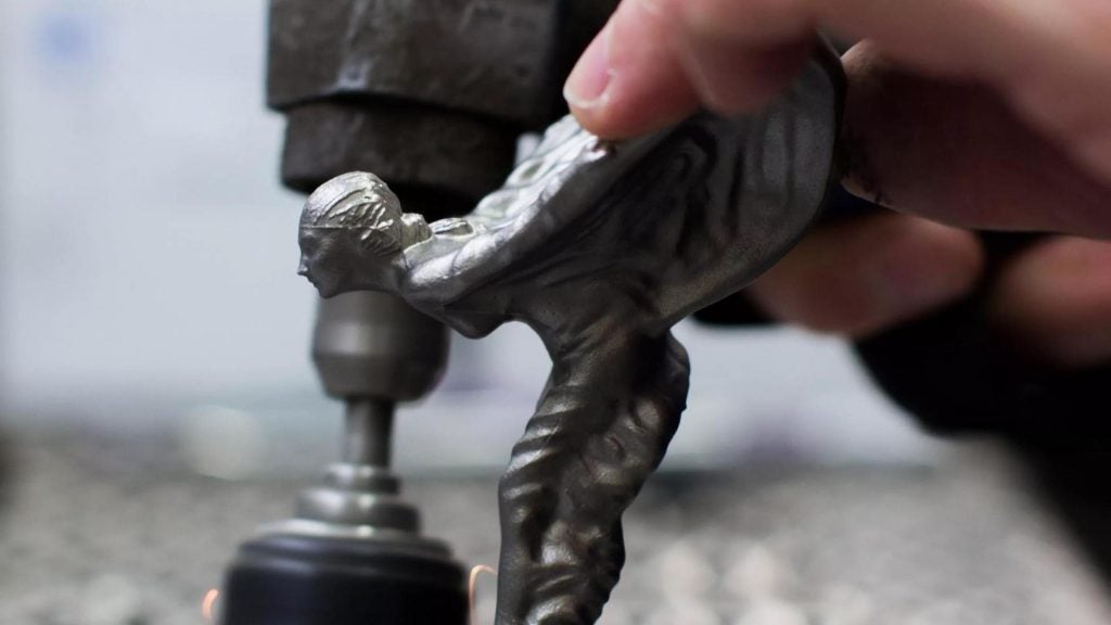 Spirit of Ecstasy sculpted