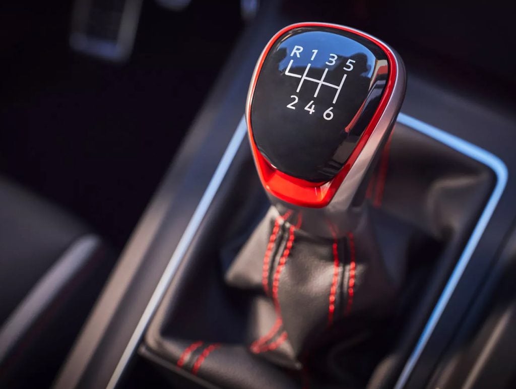 Volkswagen Golf gear lever