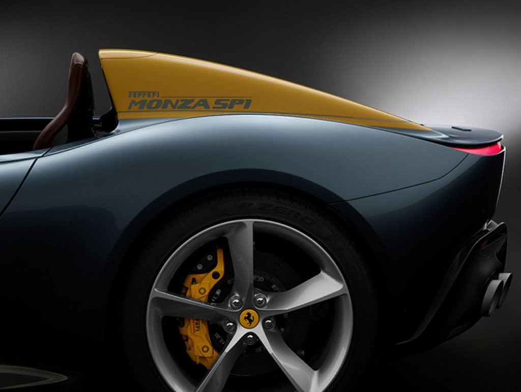 Ferrari monza sp1 lateral back panel