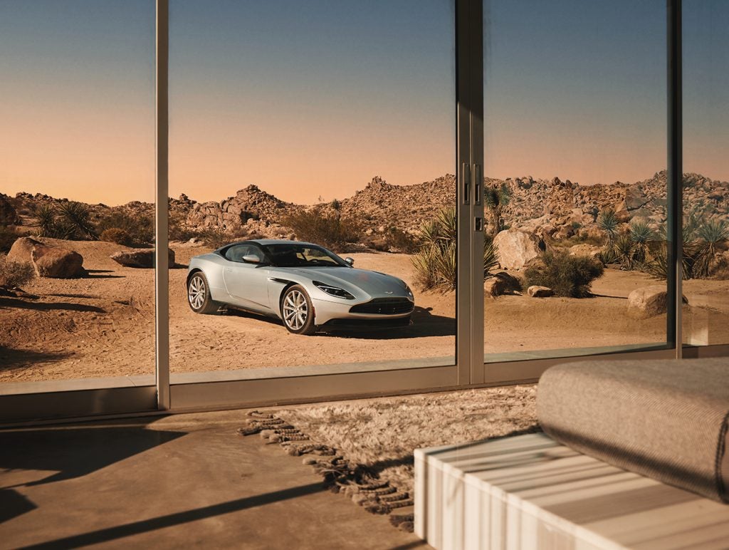 Aston Martin grey exterior