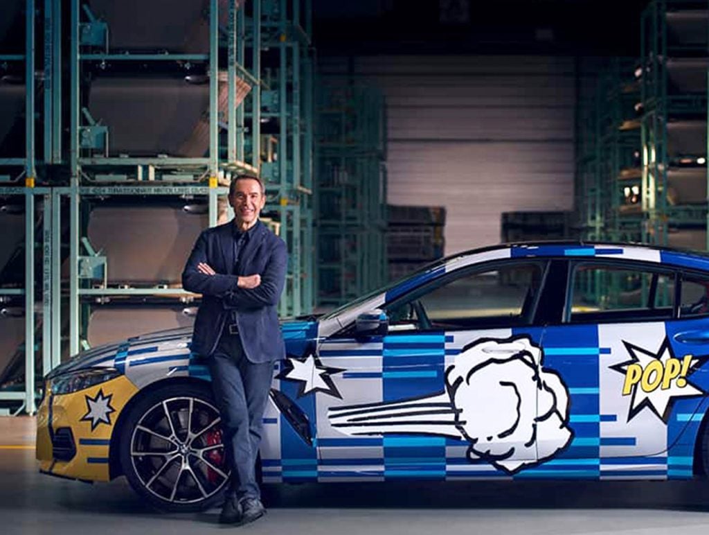 jeff koons bmw art car presentation