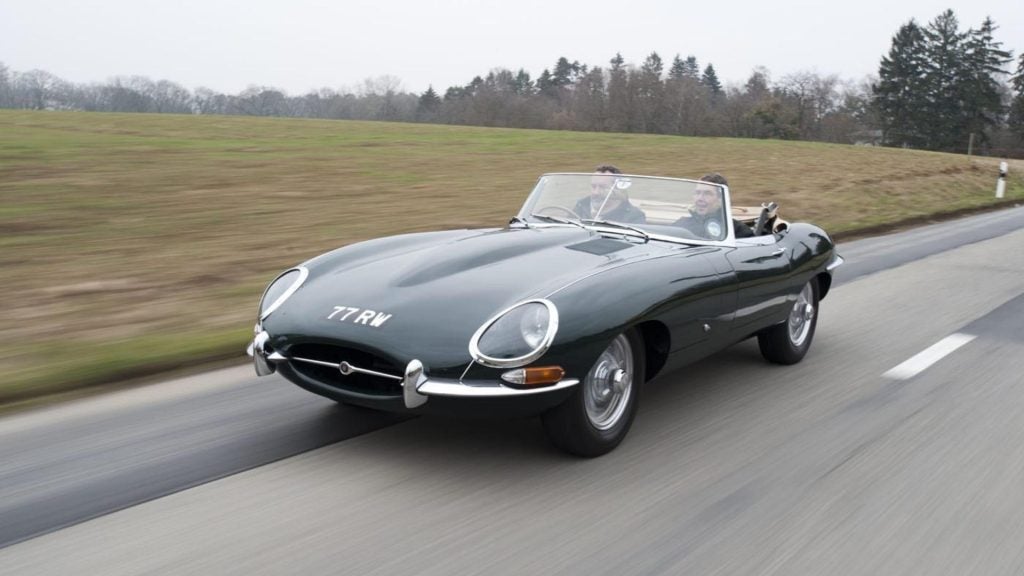 Jaguar E-Type’s Roadster convertible