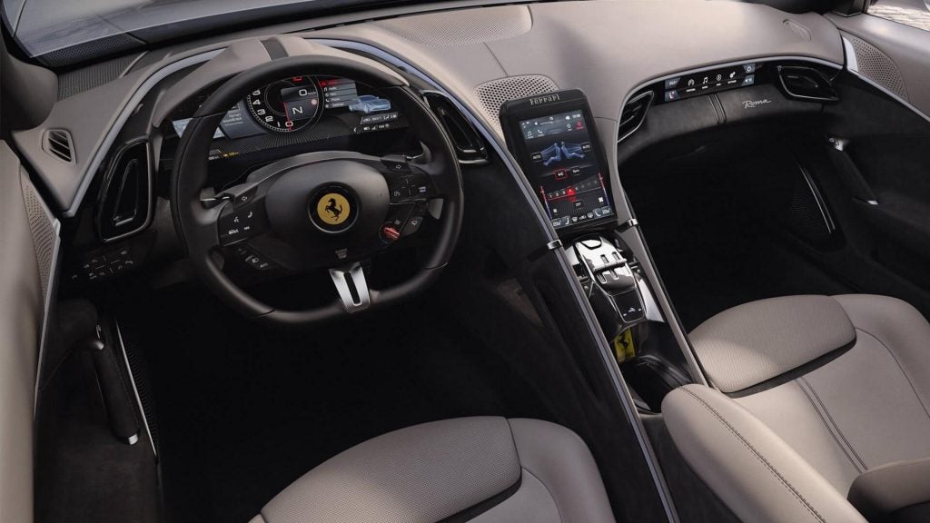 2022 ferrari roma cabin