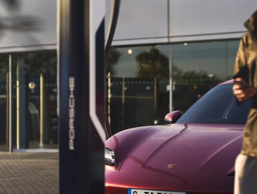Porsche electric vehicles charging station