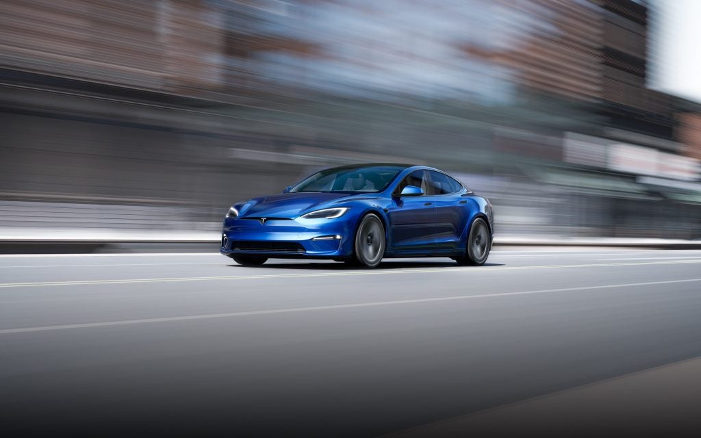 Blue Tesla