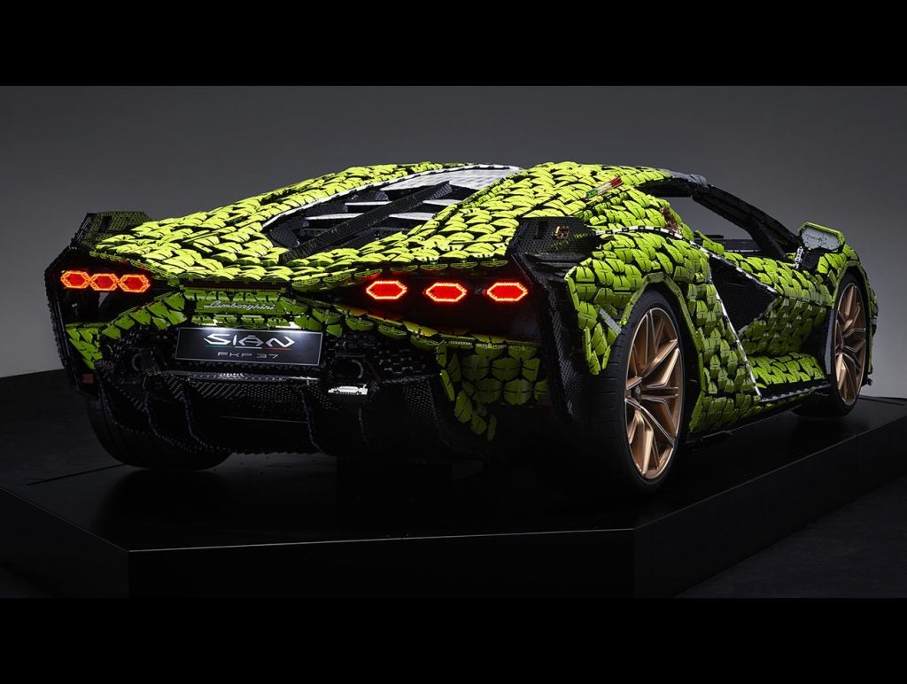 Lamborghini Sian FKP 37 Lego Back
