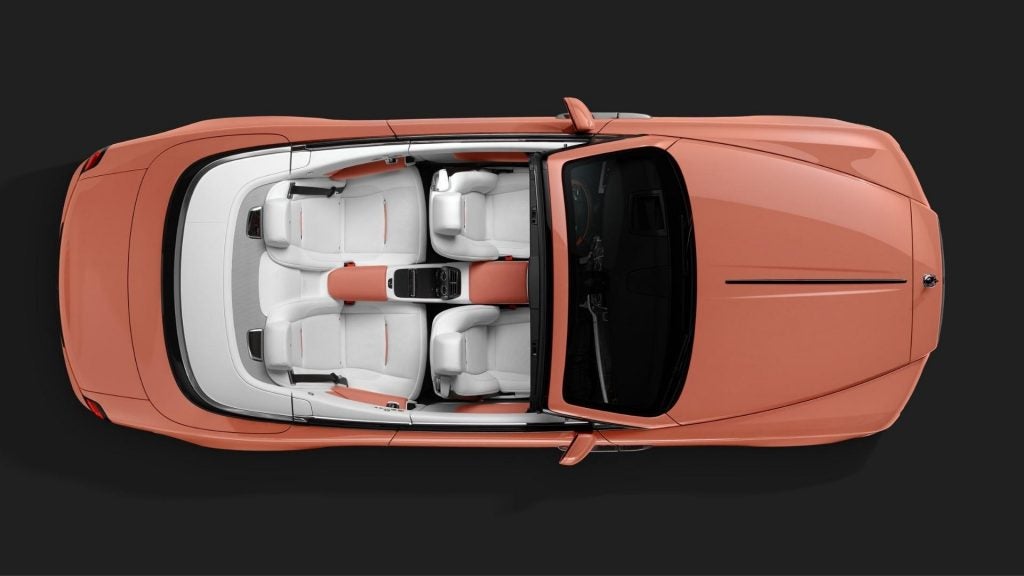 Rolls-Royce Convertible Up View