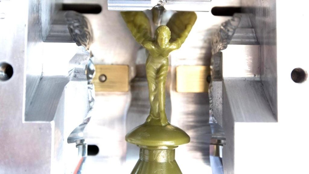The new version Spirit of Ecstasy mold