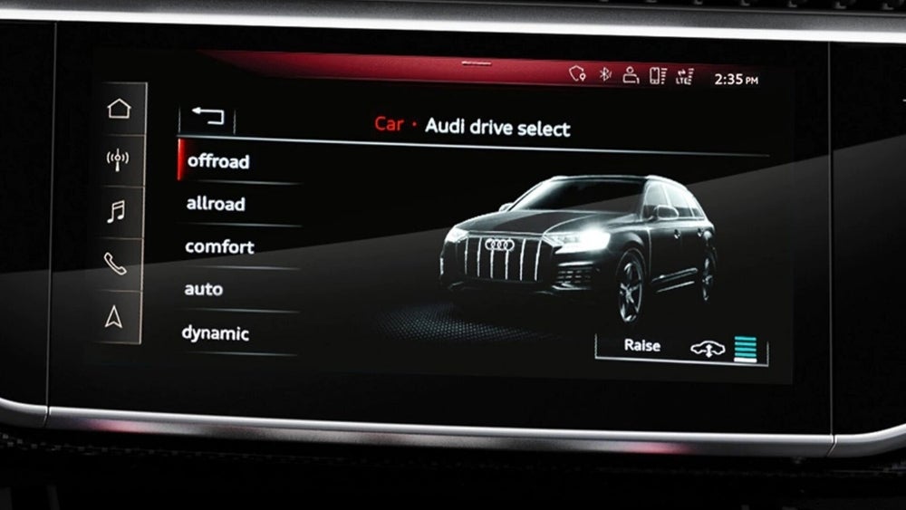 Audi SQ8 Infotainment