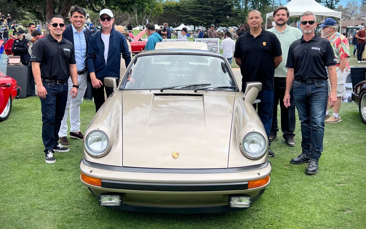 Porsche Palm Springs won the Classic Restoration Challenge at Monterey Car Week