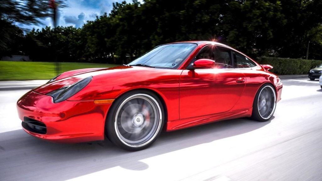 Porsche Carrera Chrome Wrapping