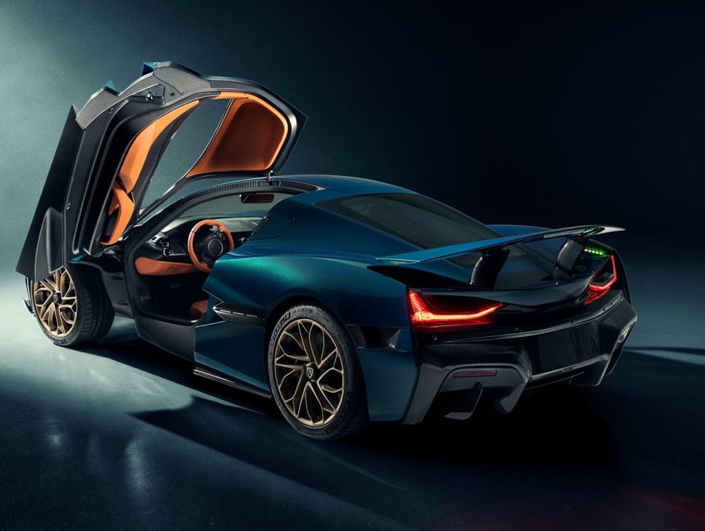 Rimac Nevera left side