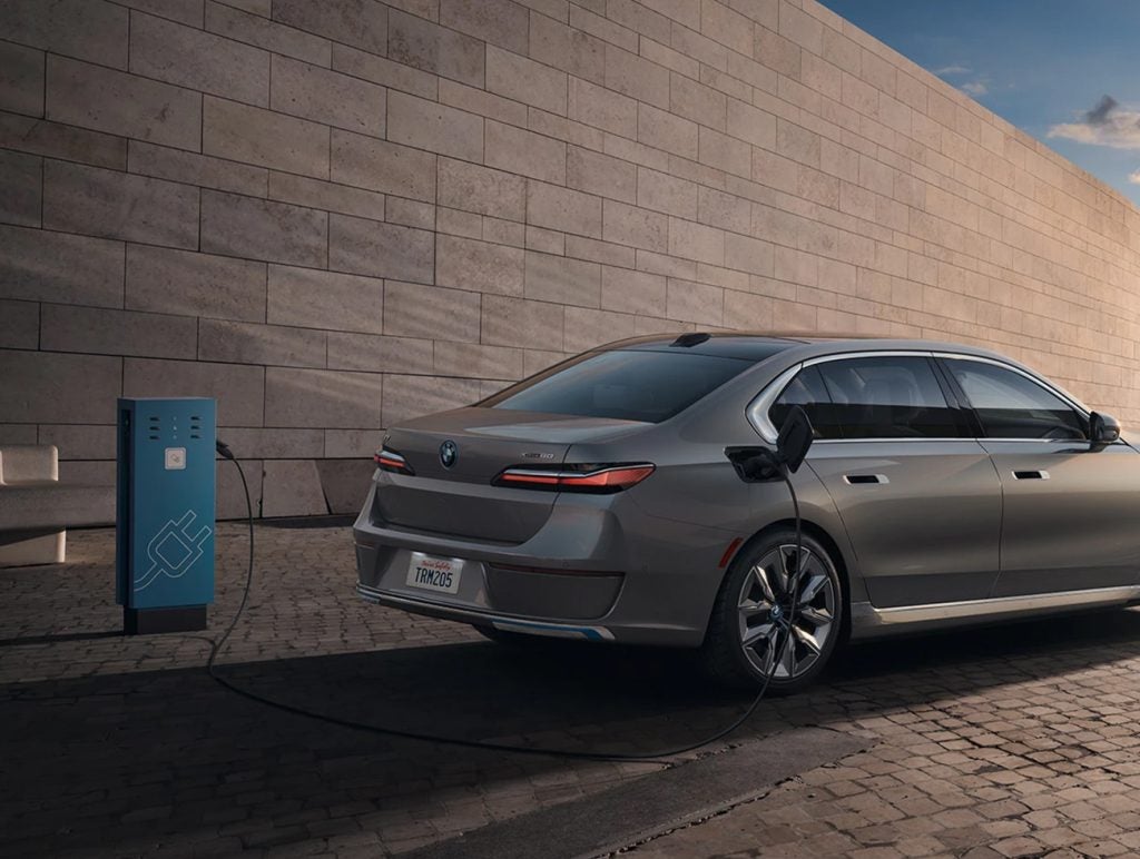 BMW electric charging station