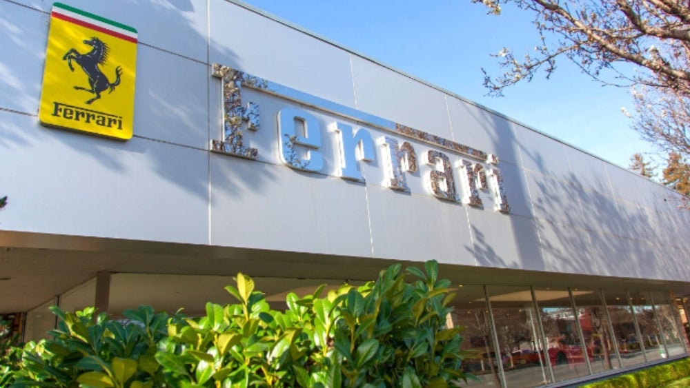 Ferrari Silicon Valley showroom in California