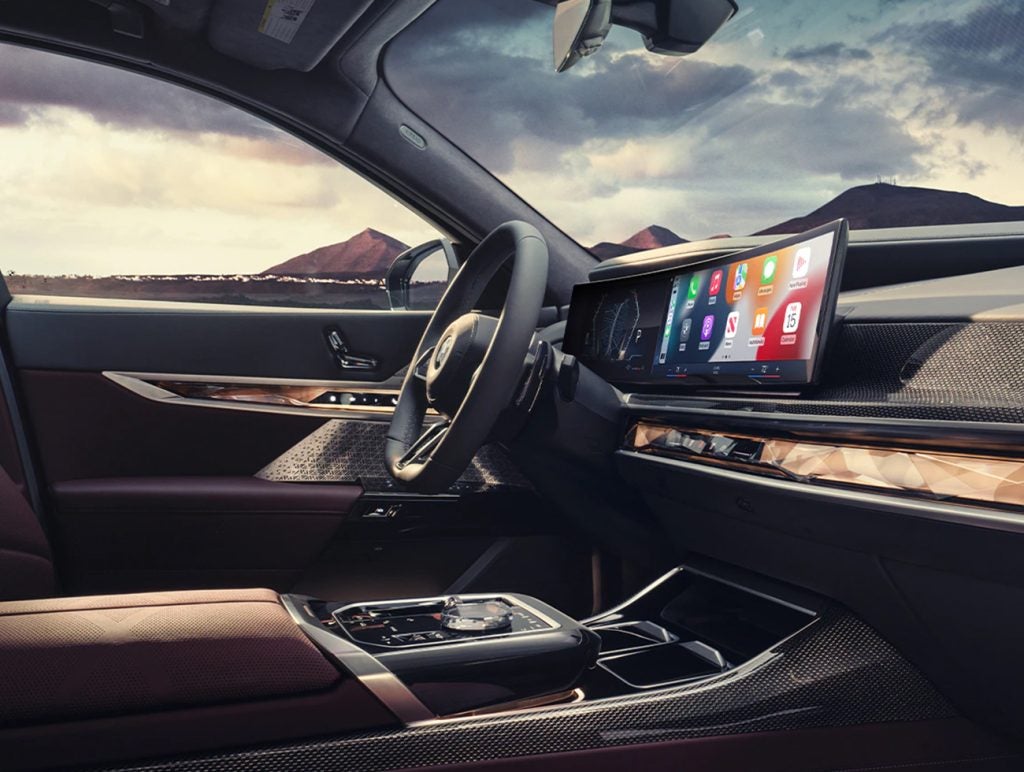 BMW 7 series interior technology