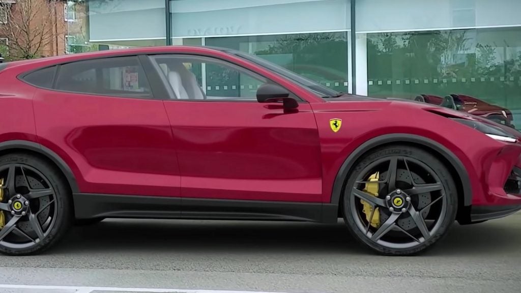 ferrari SUV 2022 side
