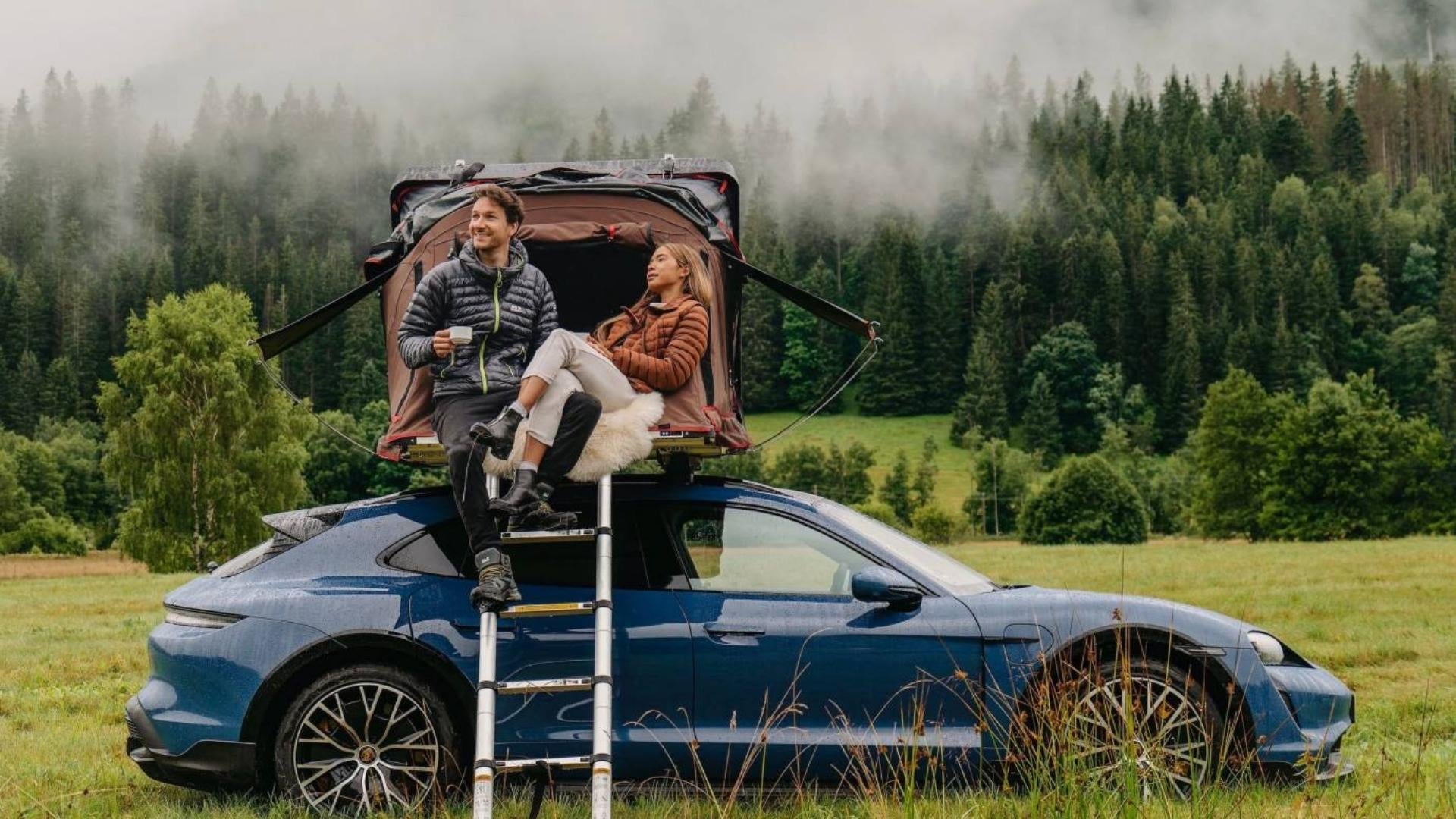 Porsche Taycan Camping